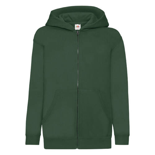 Fruit of the Loom Kids Classic Hooded Sweat Jacket Kids Classic Hooded Sweat Jacket – 116, Bottle Green-38