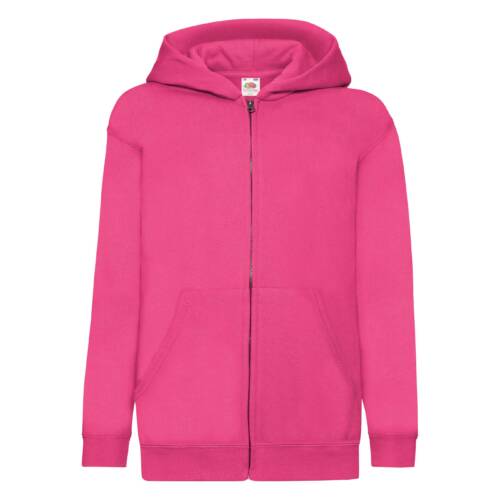 Fruit of the Loom Kids Classic Hooded Sweat Jacket Kids Classic Hooded Sweat Jacket – 116, Fuchsia-57