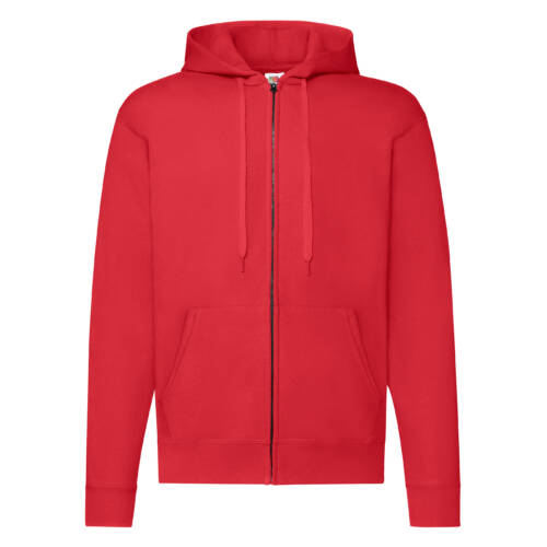 Fruit of the Loom Classic Hooded Sweat Jacket Classic Hooded Sweat Jacket – 2XL, Red-40