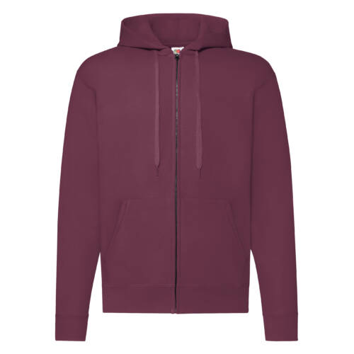 Fruit of the Loom Classic Hooded Sweat Jacket Classic Hooded Sweat Jacket – 2XL, Burgundy-41