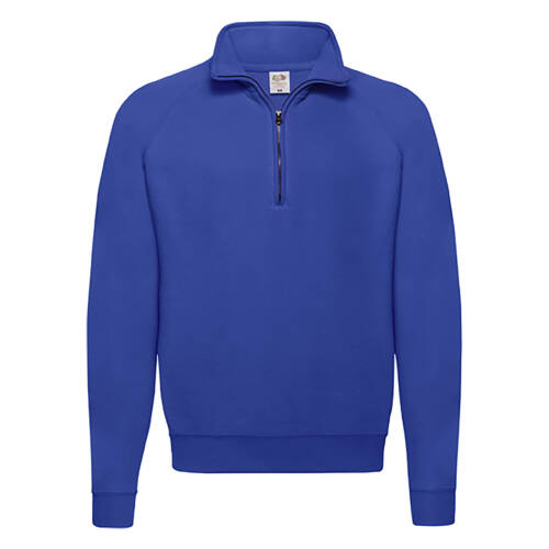 Fruit of the Loom Classic Zip Neck Sweat Classic Zip Neck Sweat – 2XL, Royal Blue-51