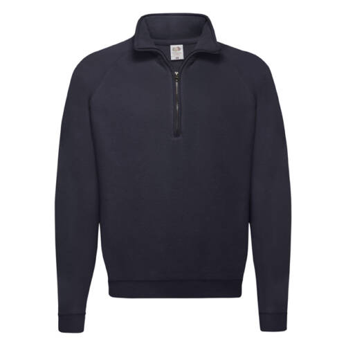 Fruit of the Loom Classic Zip Neck Sweat Classic Zip Neck Sweat – 2XL, Deep Navy-AZ