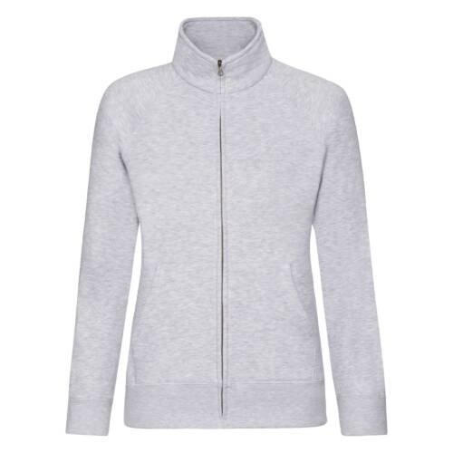 Fruit of the Loom Ladies Premium Sweat Jacket Ladies Premium Sweat Jacket – 2XL, Heather Grey-94