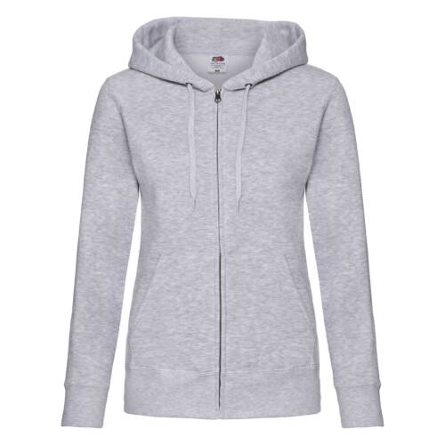 Fruit of the Loom Ladies Premium Hooded Sweat Jacket Ladies Premium Hooded Sweat Jacket – 2XL, Heather Grey-94