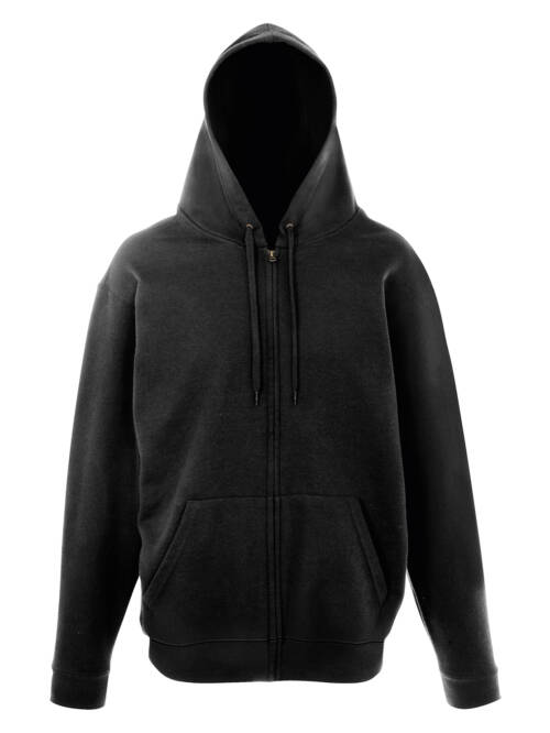 Fruit of the Loom Unique Hooded Sweat Jacket Unique Hooded Sweat Jacket – 2XL, schwarz-36