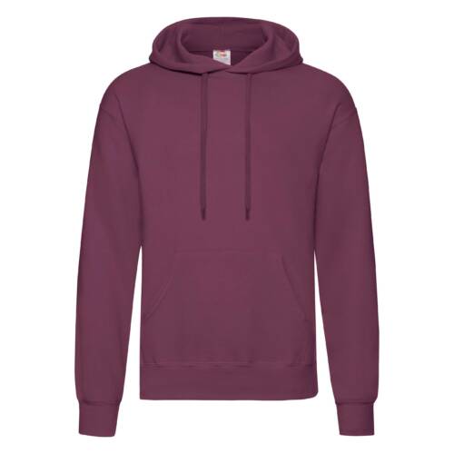 Fruit of the Loom Classic Hooded Sweat Classic Hooded Sweat – 2XL, Burgundy-41
