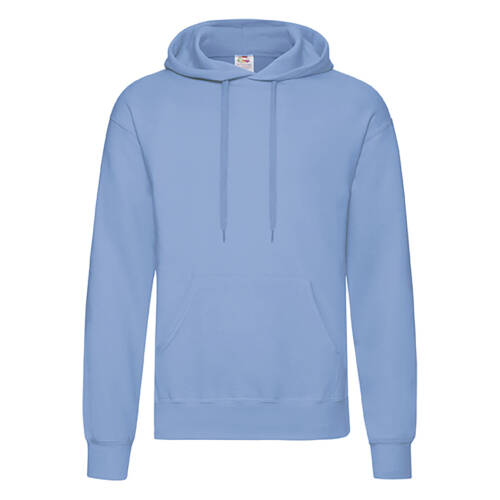 Fruit of the Loom Classic Hooded Sweat Classic Hooded Sweat – 2XL, Sky Blue-YT