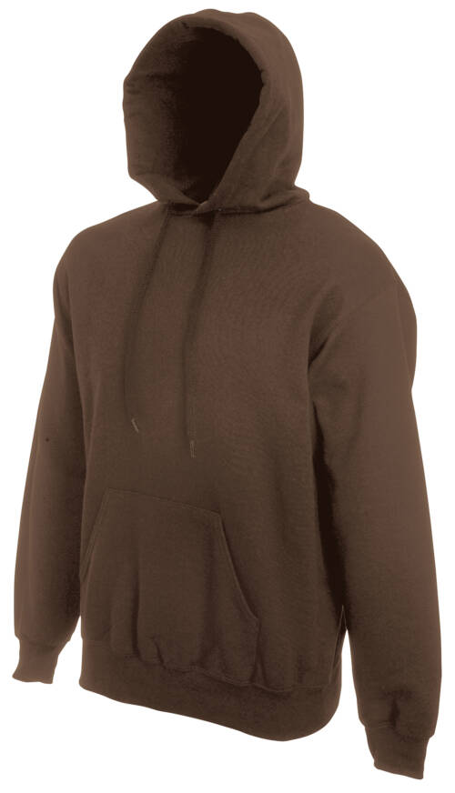Fruit of the Loom Heavy Hooded Sweat Heavy Hooded Sweat – L, Chocolate-CQ