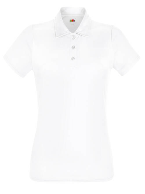 Fruit of the Loom Ladies Performance Polo Ladies Performance Polo – L, weiß-30