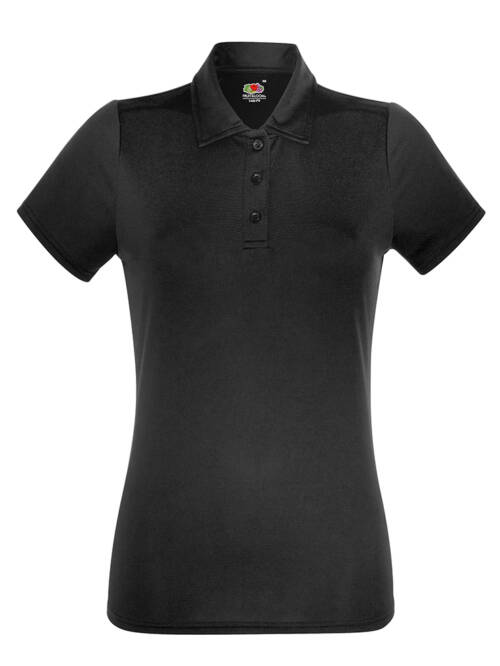 Fruit of the Loom Ladies Performance Polo Ladies Performance Polo – 2XL, schwarz-36