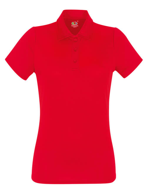 Fruit of the Loom Ladies Performance Polo Ladies Performance Polo – 2XL, rot-40