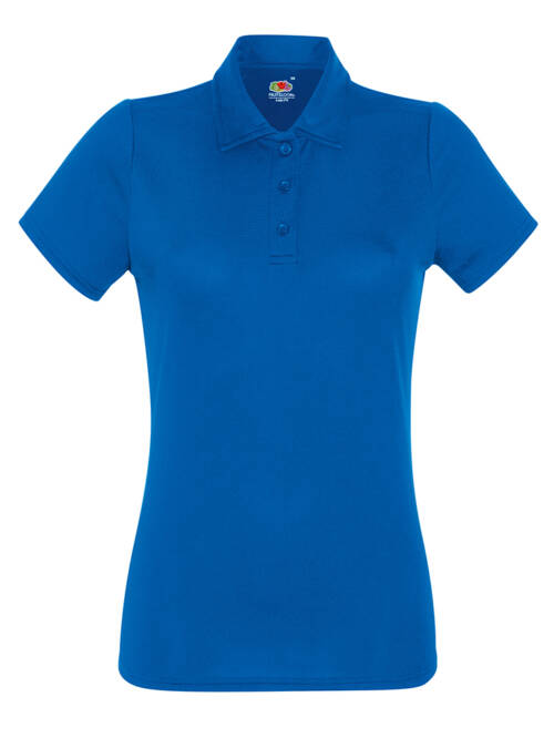 Fruit of the Loom Ladies Performance Polo Ladies Performance Polo – L, royal-51