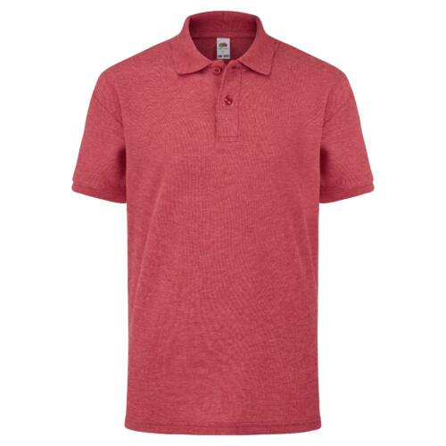 Fruit of the Loom Kids 65/35 Polo Kids 65/35 Polo – 104, Heather Red-VH