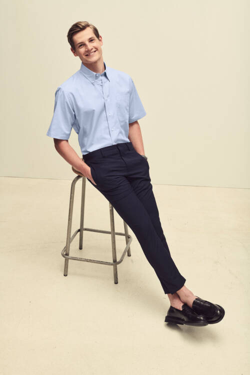 Fruit of the Loom Short Sleeve Oxford Shirt