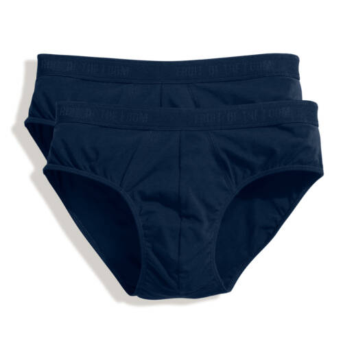 Fruit of the Loom Classic Sport Brief 2er Pack Classic Sport Brief 2er Pack – 2XL, Deep Navy-AZ