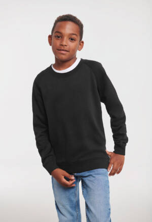 RUSSELL Childrens Authentic Raglan Sweat