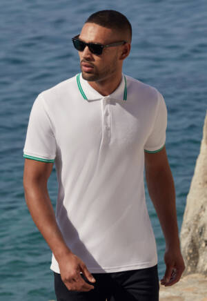 Fruit of the Loom Premium Tipped Polo